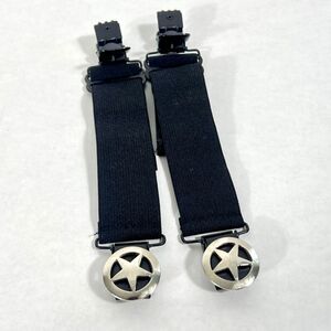 Biker Stirrups Boot Straps Ranger Star Adjustable w/ Heavy Duty Clips By Faarken